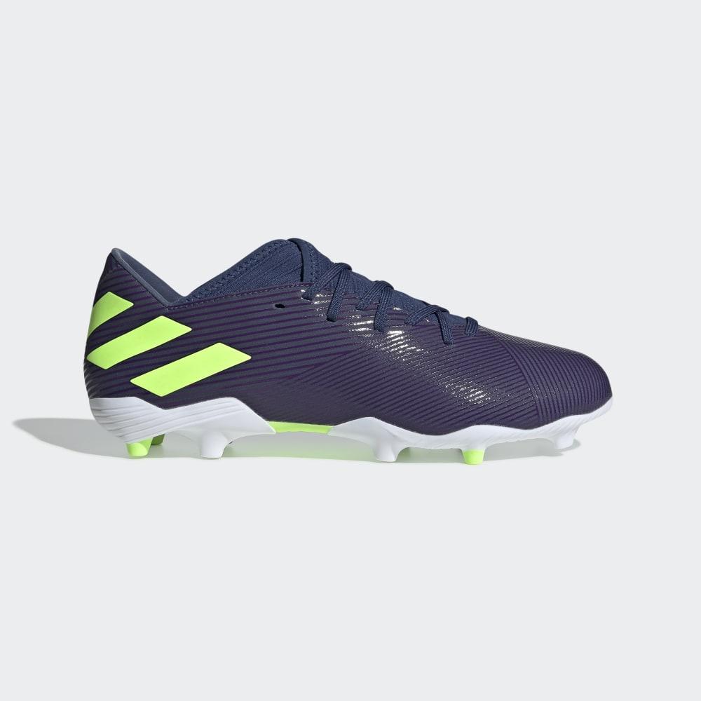 Adidas Men's Nemeziz Messi 19.3 Firm Ground Football Boots Indigo/Green/White Ireland EF1806